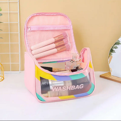 High Quality PVC Transparent Colorful Wash Bag