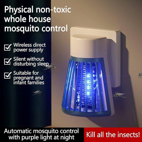Physical non-toxic whole house mosquito control