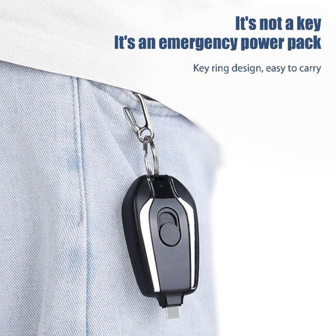 Mini power bank portable power bank small key chain power bank 5 volt 1500MAh small power bank all small device charger long battery life