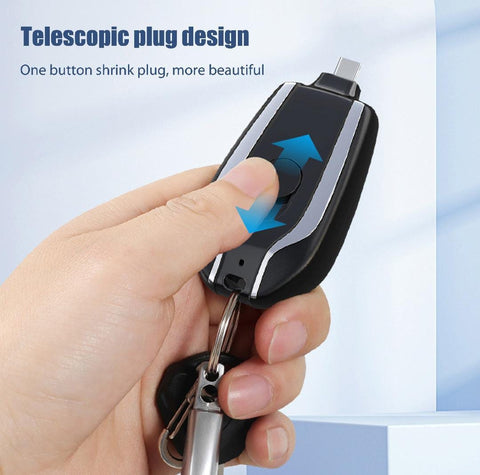 Mini power bank portable power bank small key chain power bank 5 volt 1500MAh small power bank all small device charger long battery life